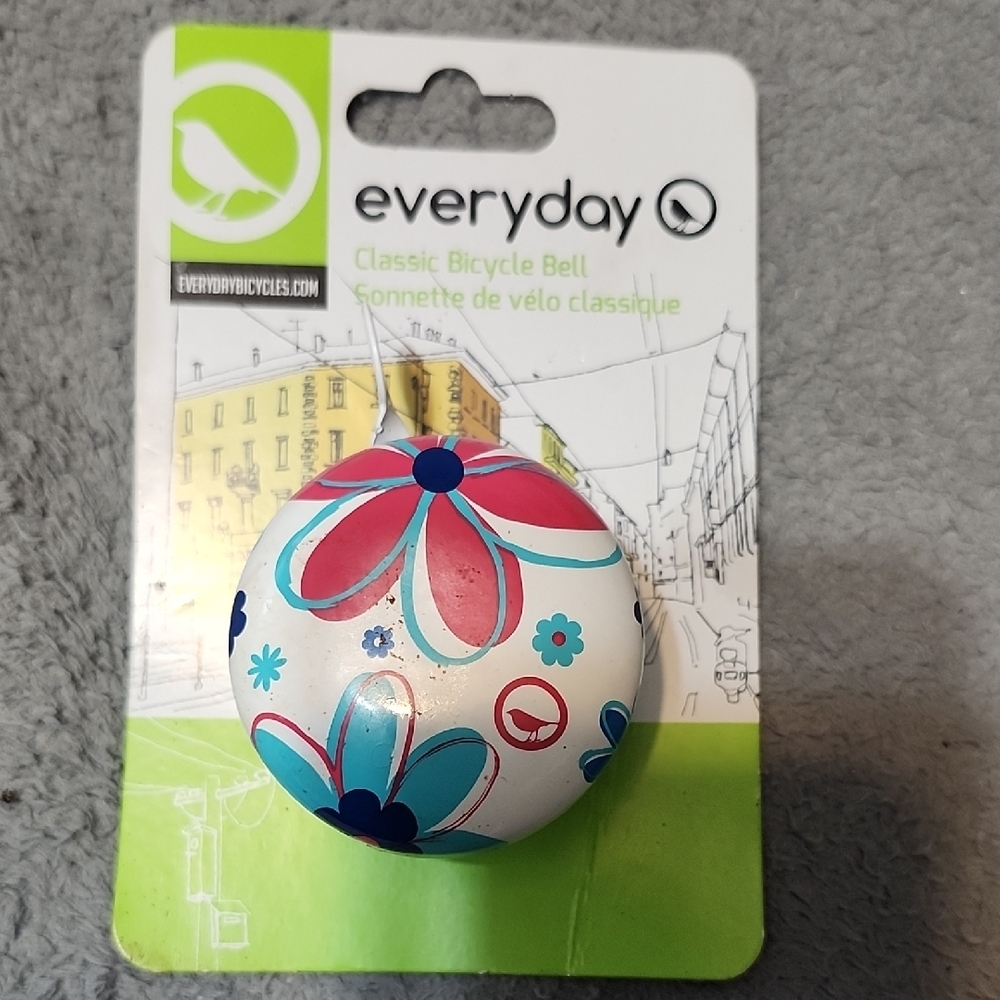 Everyday Classic Bicycle Bell with Floral Design